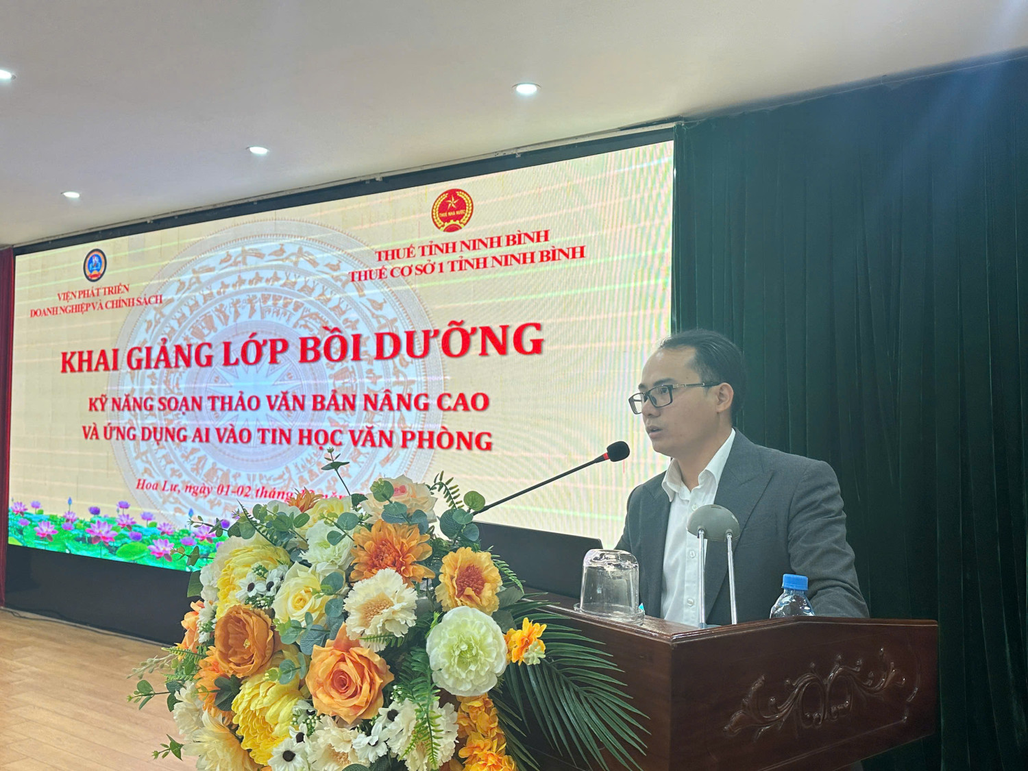 Viện Phát triển Doanh nghiệp và Chính sách đào tạo về AI và nghị định 30 cho Thuế Ninh Bình